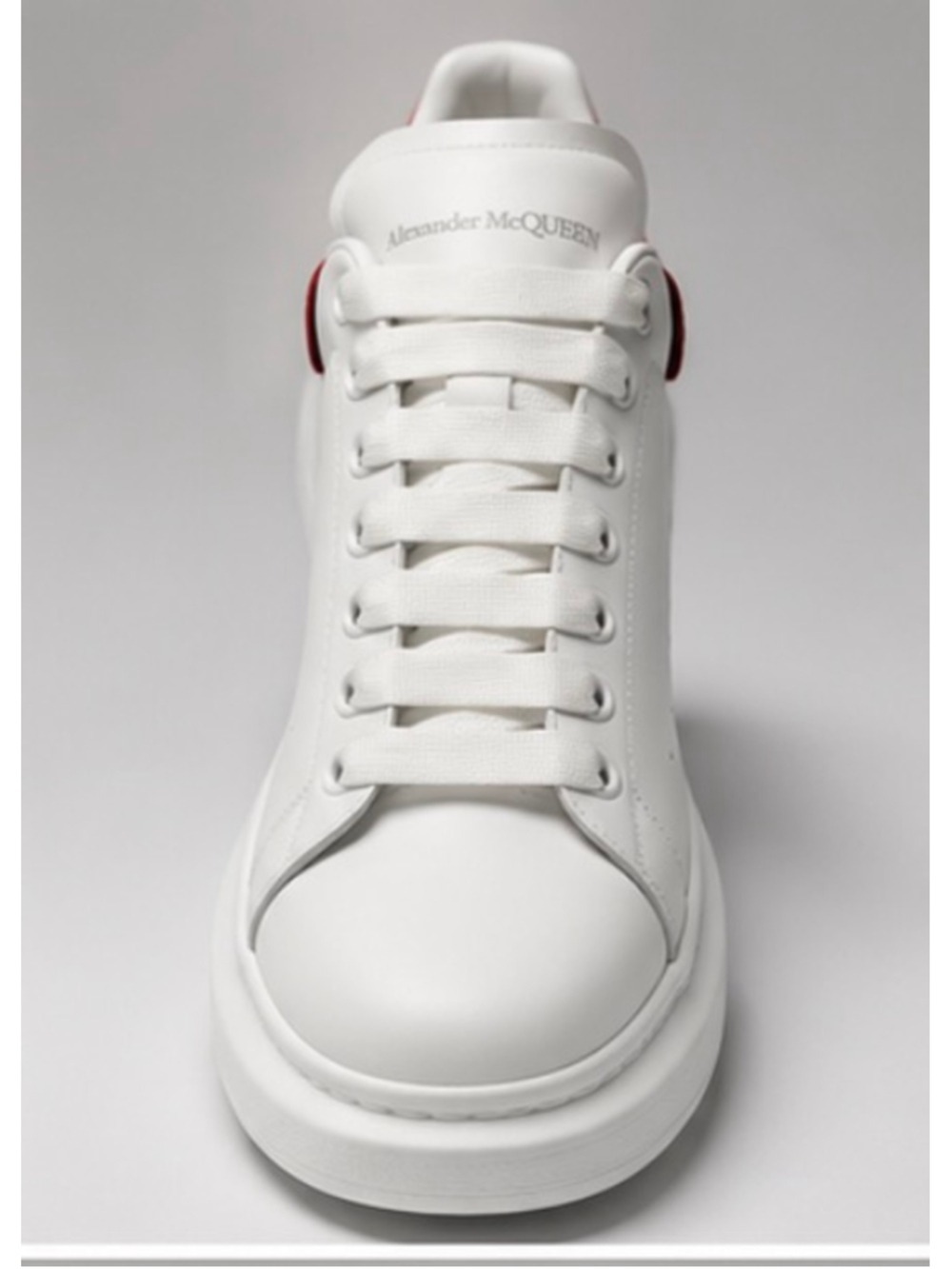 Alexander McQueen Sneakers White Red Floral Size 40/10 limited edition!! - Picture 4 of 6